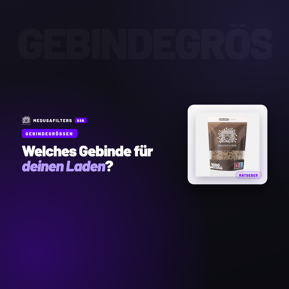 GEBINDEGRÖSSEN: Aktivkohlefilter Gebindegrößen: Welche passt zu deinem Laden? – Ratgeber für Händler, Medusafilters B2B