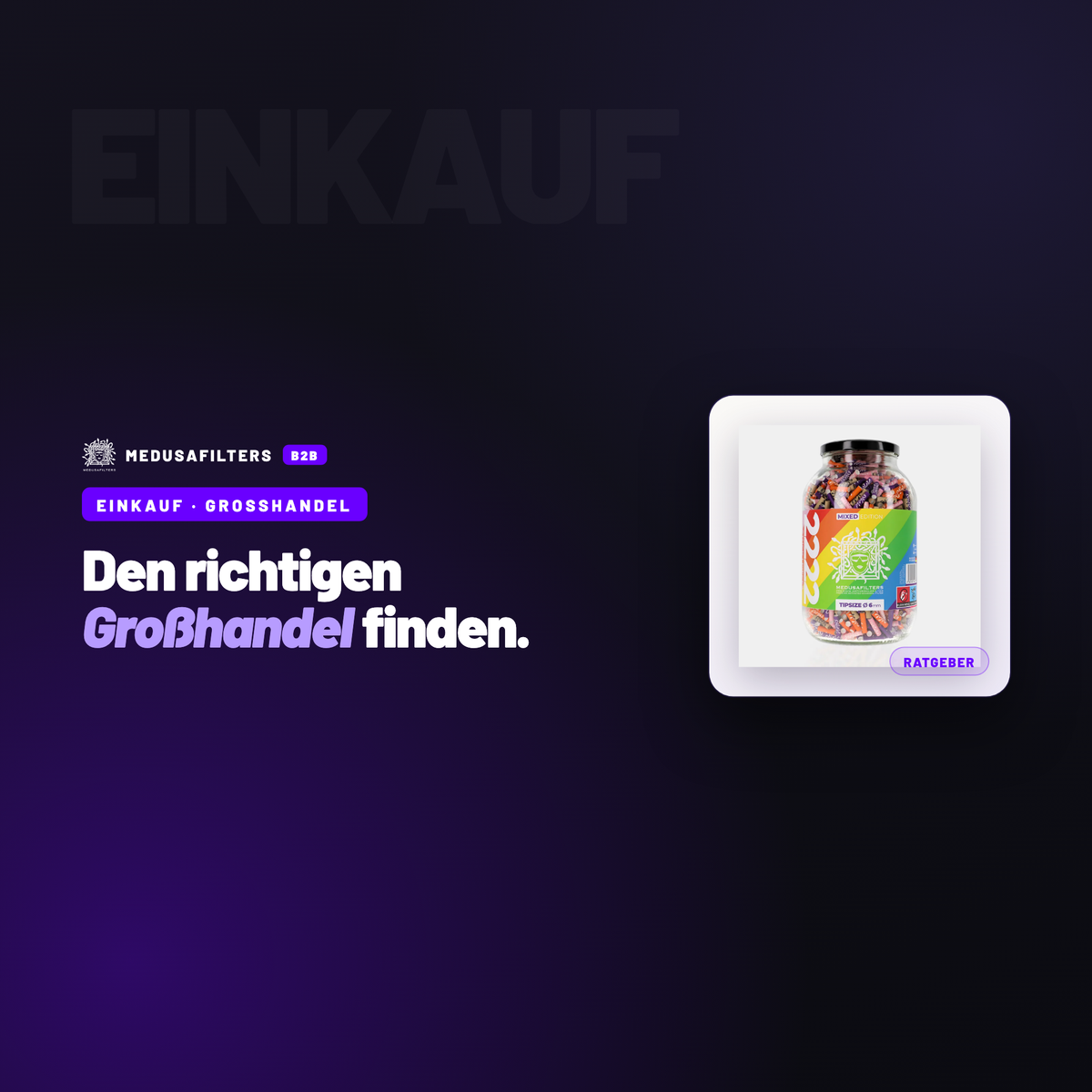 EINKAUF – GROSSHANDEL: Aktivkohlefilter Großhandel: der Einkaufsleitfaden für Händler – Ratgeber für Händler, Medusafilters B2B
