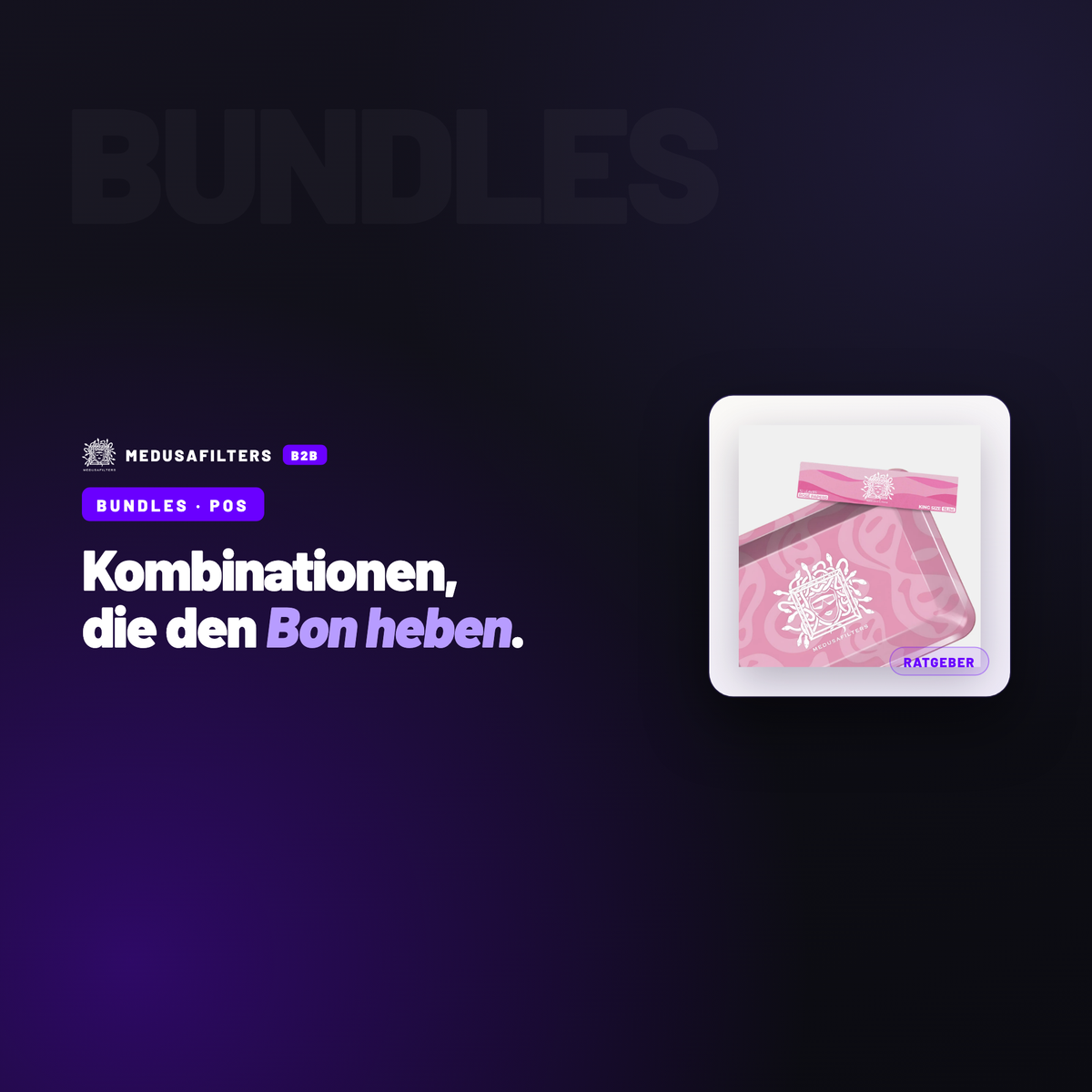 BUNDLES – POS: Bundles am POS: Kombinationen, die den Bon heben – Ratgeber für Händler, Medusafilters B2B