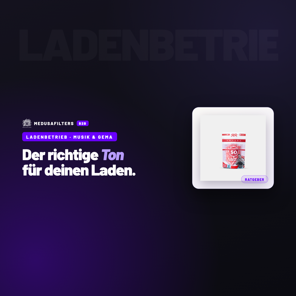 LADENBETRIEB – MUSIK & GEMA: Musik im Laden: GEMA, Lautstärke und Atmosphäre richtig regeln – Ratgeber für Händler, Medusafilters B2B
