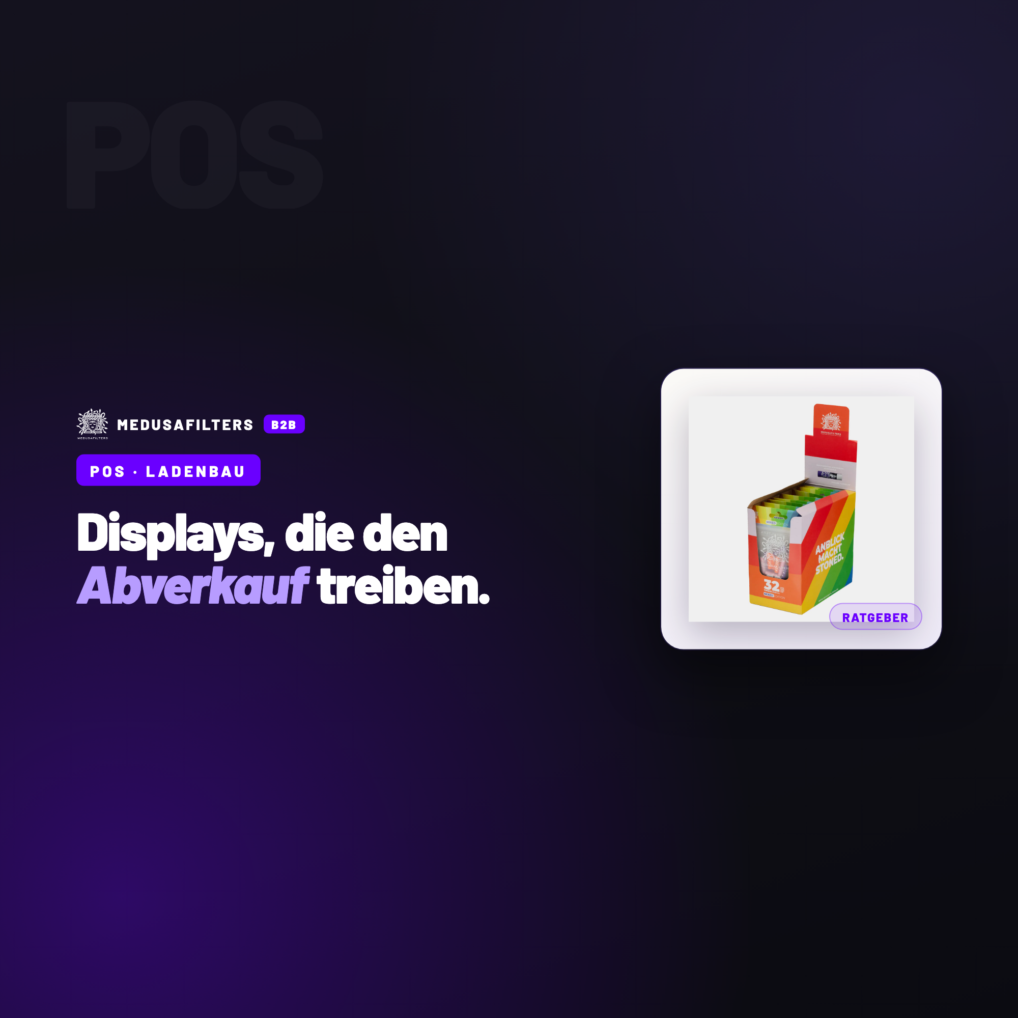 POS – LADENBAU: Thekendisplays: Warum sie den Abverkauf treiben und wie du sie richtig einsetzt – Ratgeber für Händler, Medusafilters B2B