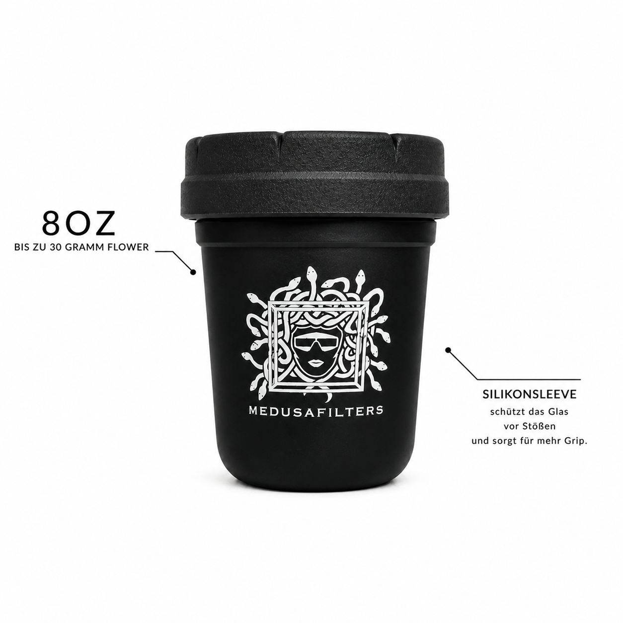 RE-STASH 8OZ BLACK