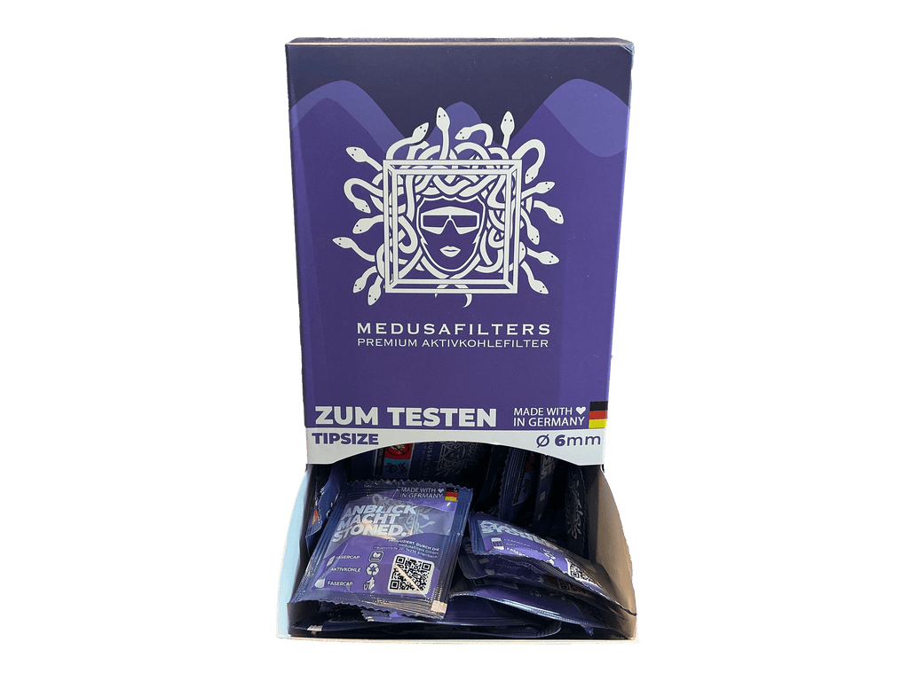 Probebaggy Aufsteller