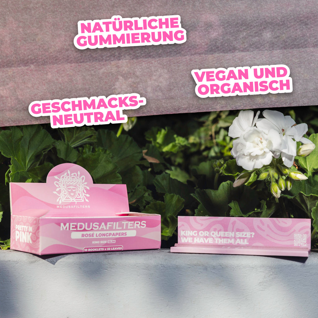 10er Longpapers Display Rosé