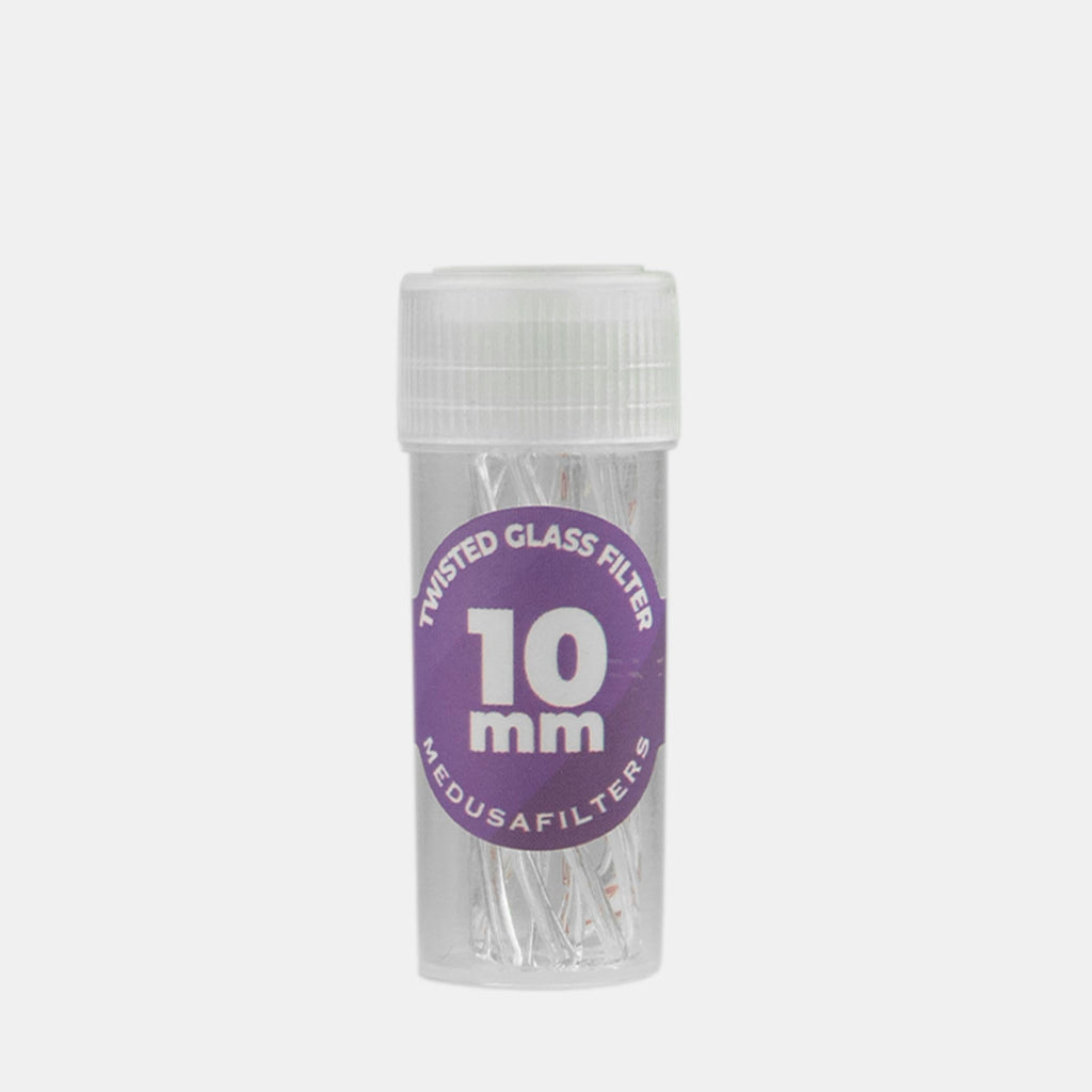 Twisted Glass Filter / Glasfilter Durchmesser 10 mm Verpackung