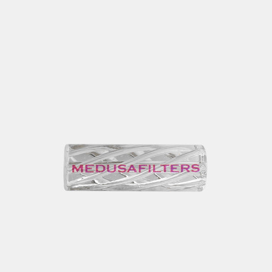 Twisted Glass Filter / Glasfilter Durchmesser 10 mm Frontansicht