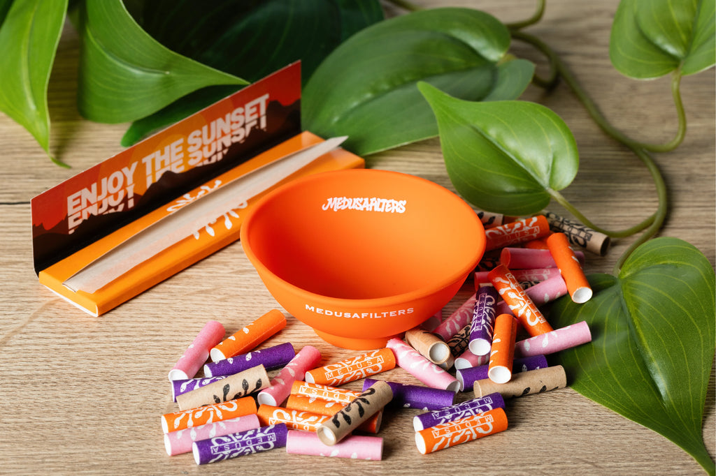 Hashbowl – Silikon Mischschale (Ø 70 mm) – SUNSET