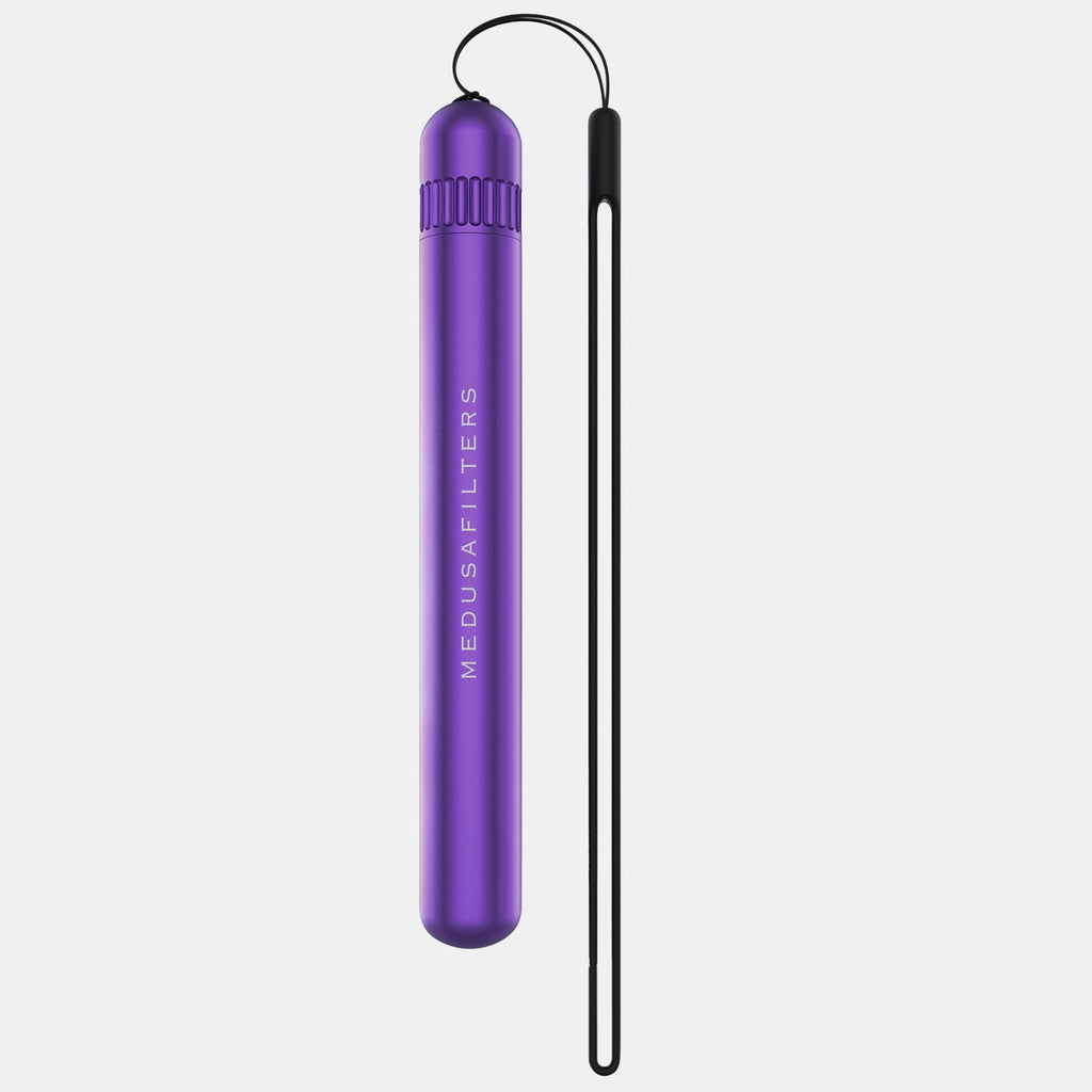 J-Case VIOLET aus Aluminium – Aufbewahrung von Medusafilters