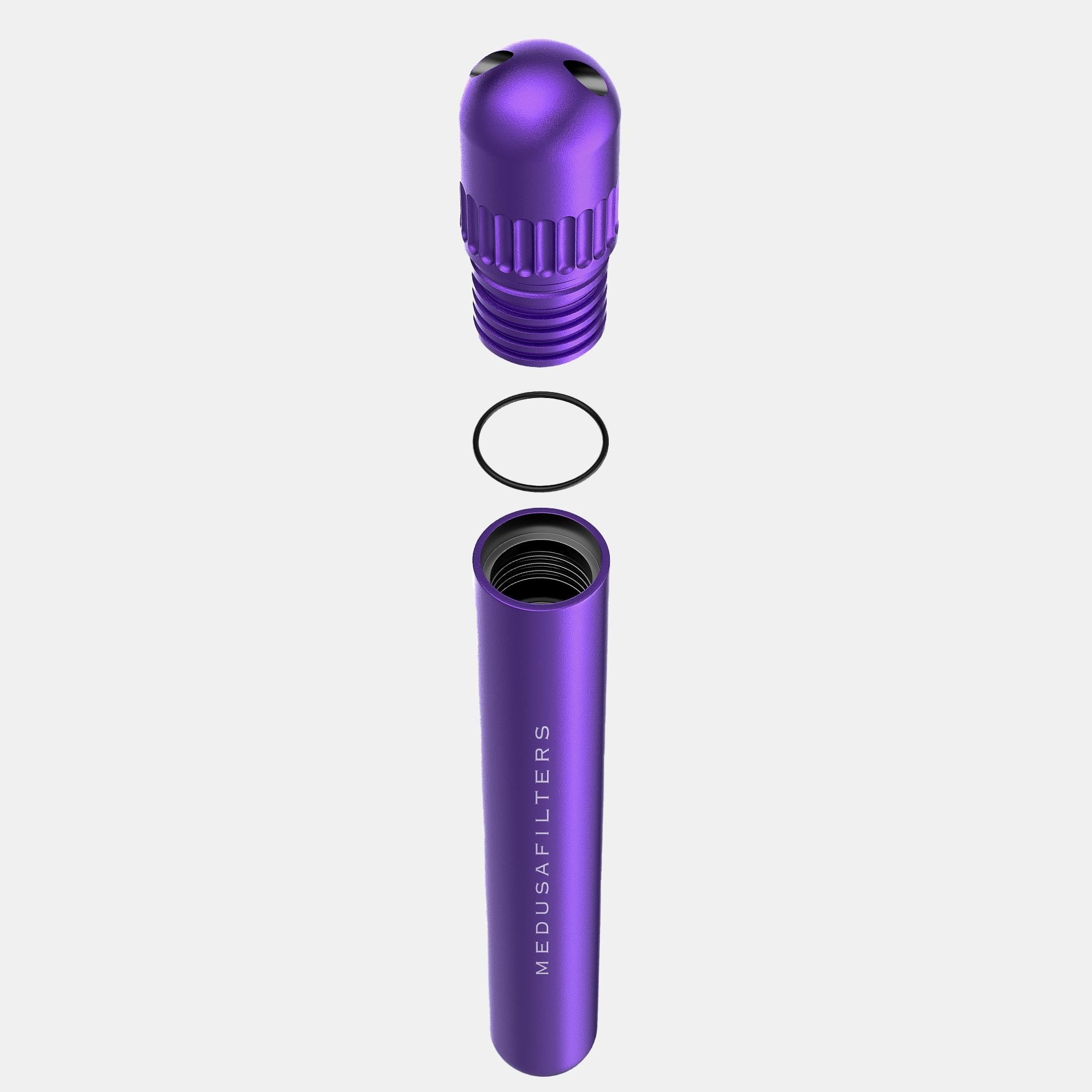 J-Case VIOLET aus Aluminium – Aufbewahrung von Medusafilters