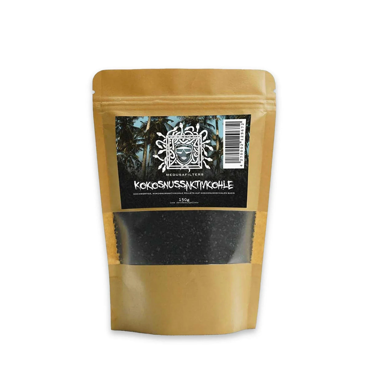 Medusafilters Kokosnuss-Aktivkohle 150 g lose