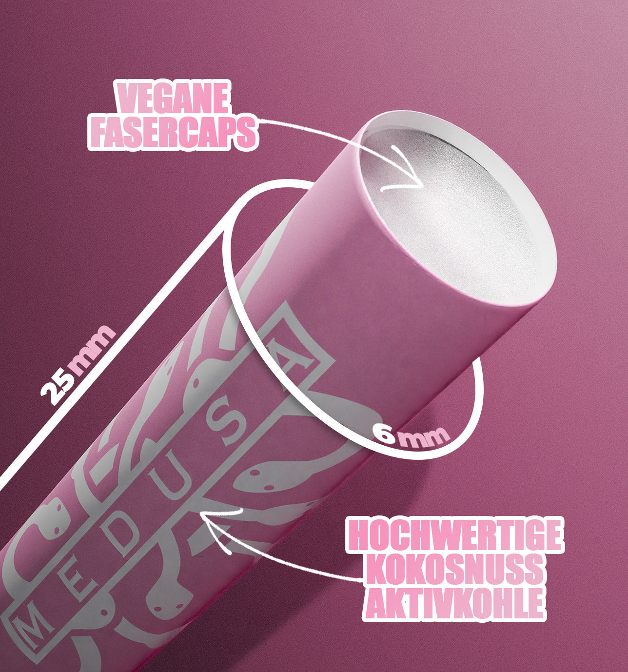 100er Packung ROSÉ Edition - Medusafilters