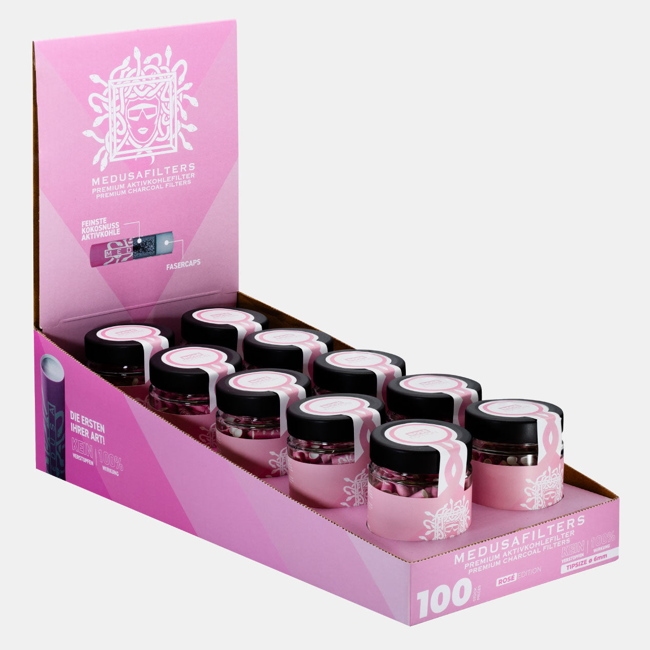 100er Glas ROSÉ Edition - 10er Display