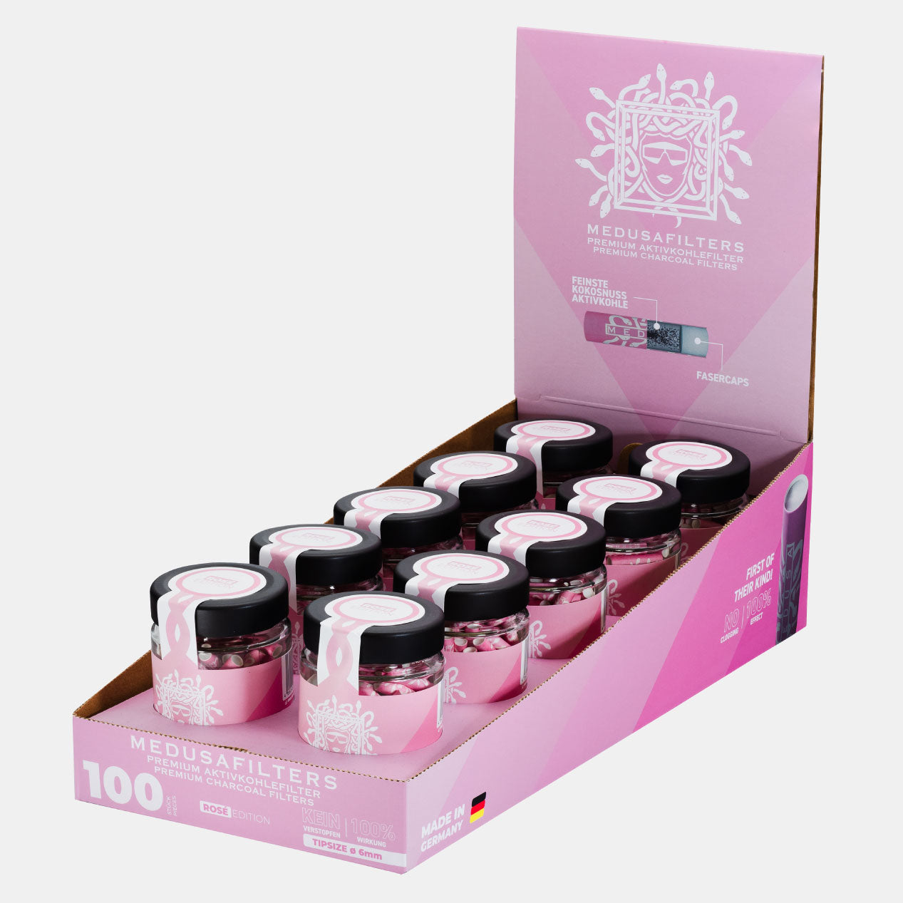 100er Glas ROSÉ Edition - 10er Display
