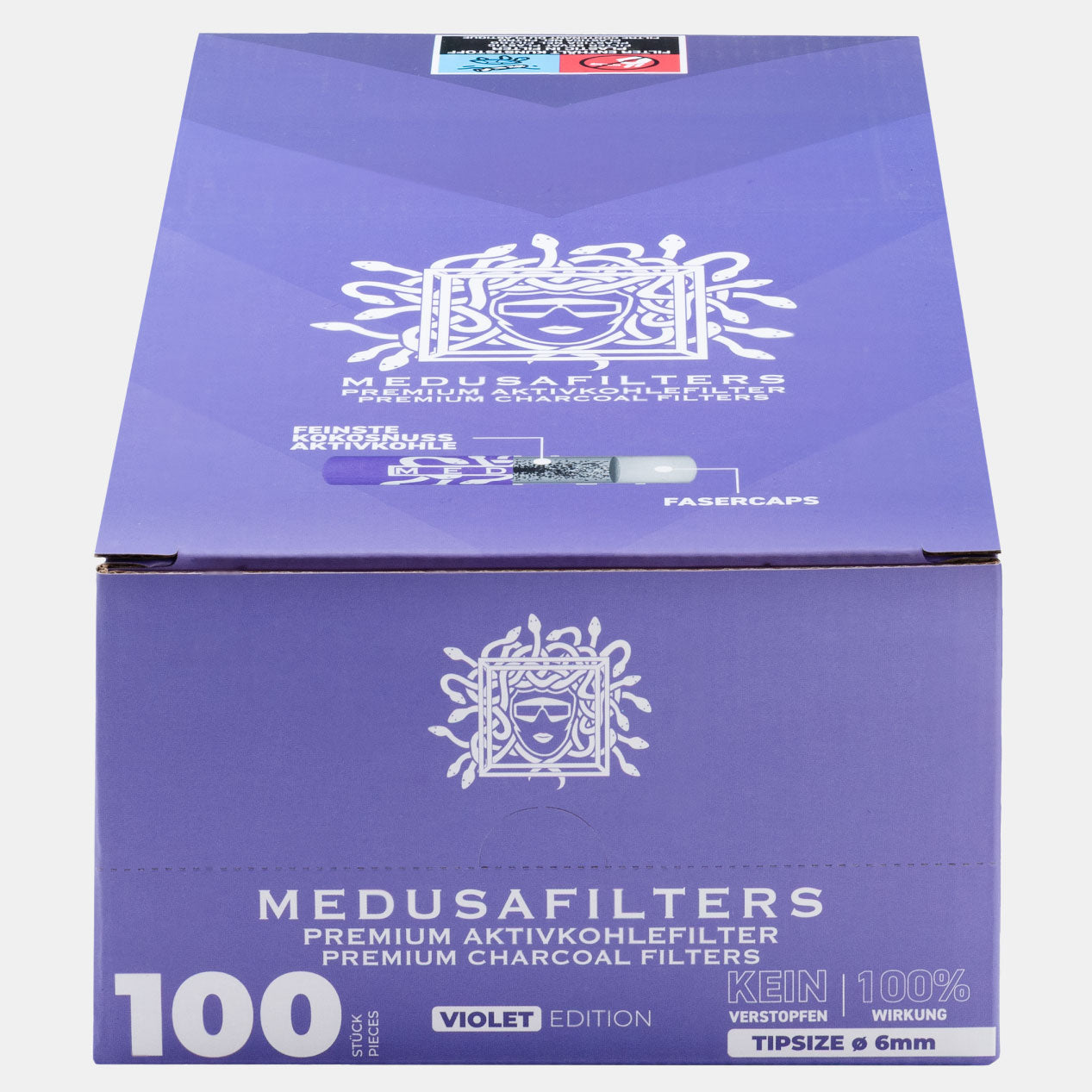 100er Glas VIOLET Edition - 10er Display