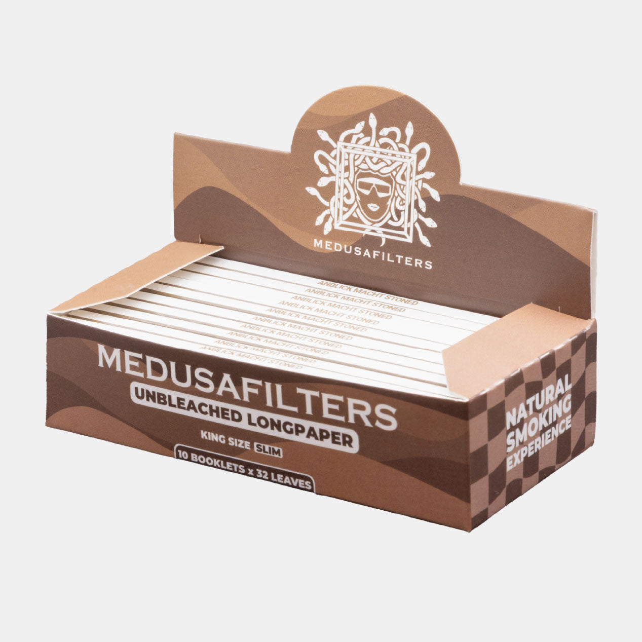 10er Longpapers Display Unbleached