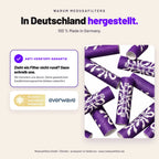 In Deutschland hergestellt, mit Anti-Verstopf-Garantie